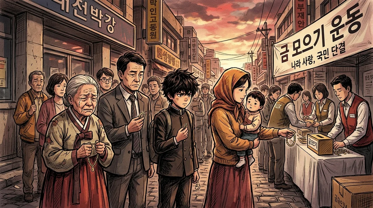 우리가 모은 건 금이었을까, 마음이었을까